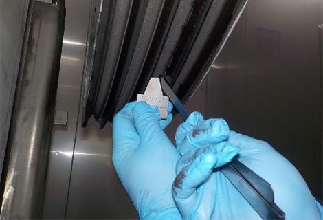 Vプーリー摩耗測定